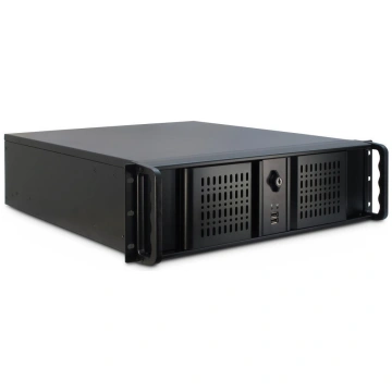 Servera korpuss Inter-Tech 3U-3098-S ATX, melna kr