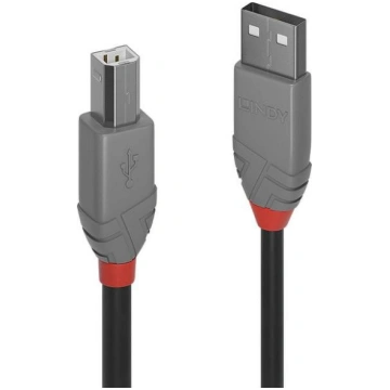 Lindy 7.5m USB 2.0 Type A to B Cable Anthra Line 4