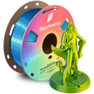 Panchroma PLA DUAL SILK plastic - Chameleon Yellow
