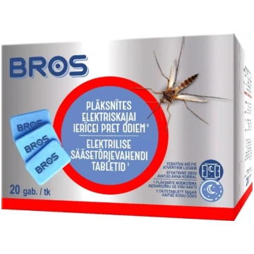 Bros plāksnītes priekš elektriskās ierīces pret od
