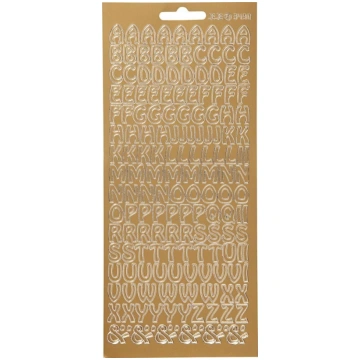 Focus Focus Stickers Gold Letters Design 1 170226 