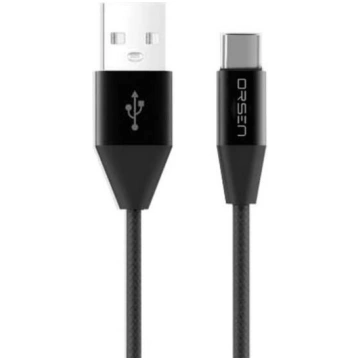 Orsen S33 Type-C Data Cable 2.1A 1.2m black