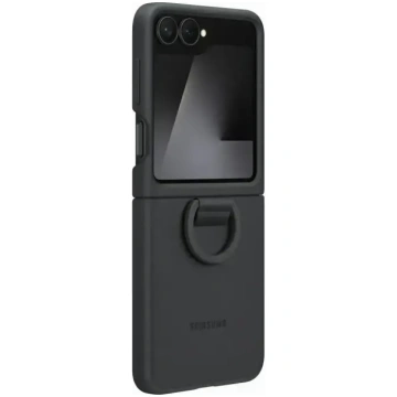 Samsung silikona vāks Galaxy Z Flip6, melns