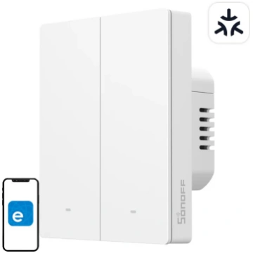 Sonoff Smart wall switch SONOFF M5-2C-80W Matter (