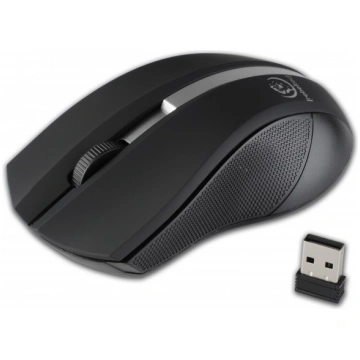 Rebeltec Wireless optical mouse, GALAXY black/silv