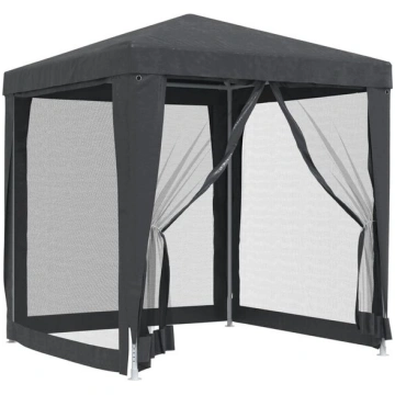 vidaXL svinību telts, ar 4 sieta sienām, 2x2 m, an