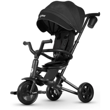 QPLAY NOVA NIELLO Bērnu trīsritenis Black 82986