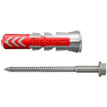 Dībelis ar skrūvi FISCHER DUOPOWER S A4, 10x50 mm 