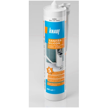 Silikons Knauf, 300 ml, balta krās