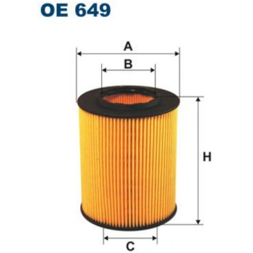 FILTRON OE649 Eļļas filtrs