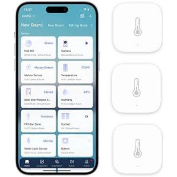 Aqara Temperatūras un mitruma sensors, komplektā 3