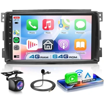 VECHTEL 4G + 64G Auto Radio Android 15 priekš Merc
