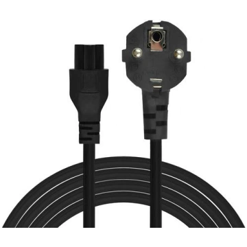 Savio IEC 60320 C5 CEE 7/7 Power cable, Sort 3m, B