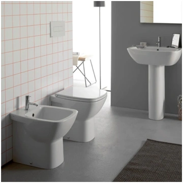 Sanitari Filo parete Ceramica Globo Daily WC + BID