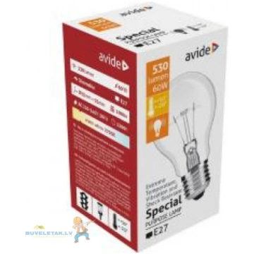 Spuldze 60W,230 V, E27 AVIDE 23733