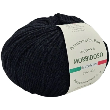 Morbidoso 100% Merino Irrestringibile - Nero 150