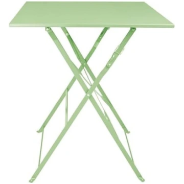 Bolero Square Pavement Style Folding Table Steel L