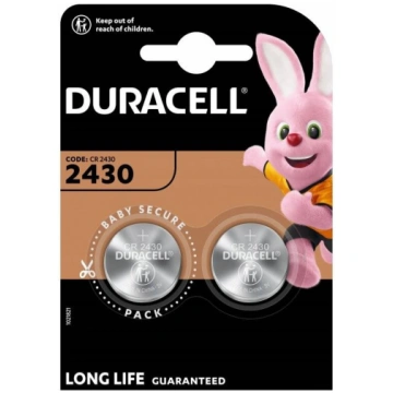 Litija akumulators Duracell CR2430 DL2430 ECR2430 