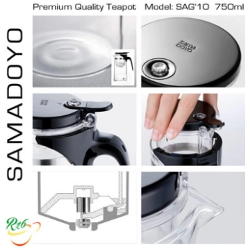 SAMADOYO Premium klases tējkanna ar vārstu ūdens n