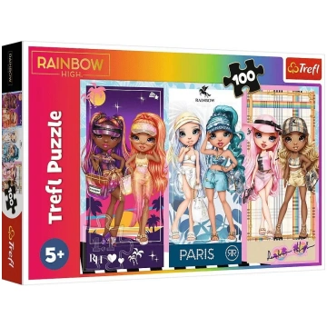 Puzle 100 gab. TREFL Rainbow High Rainbow dolls — 