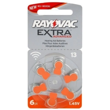 Rayovac Extra PR48 13 baterijas, 6 gab