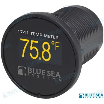 Blue Mini OLED Temperature Monitor – Yellow (BS174