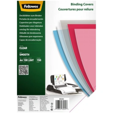 Fellowes Okładki do bindowania Smooth A4/150µm (10