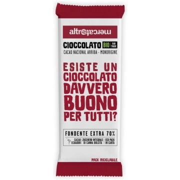 Cioccolato manifesto - fondente extra 70% - bio