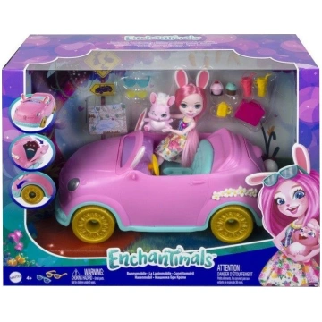 Mattel Lalka Enchantimals Kroliczkowoz Pojazd do z