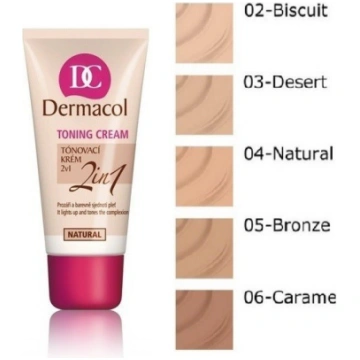 Dermacol Toning Cream 2in1 grima pamats 30 ml. - 0