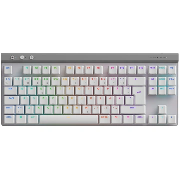 LOGITECH G515 LIGHTSPEED TKL gaming keyboard, whit
