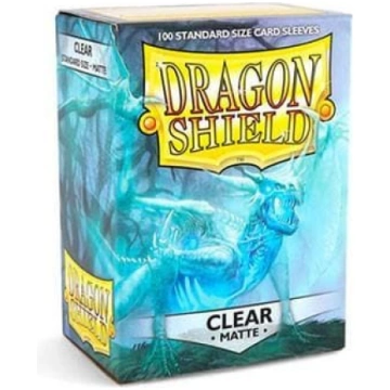 Dragon Shield - MATTE Sleeves - CLEAR, 63.5x88, 10