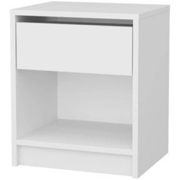 Naktsskapītis Asir, 44,6x35,9x52,8 cm, balts