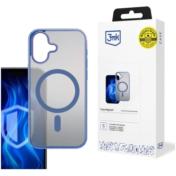3mk Frosty MagCase vāciņš Apple iPhone 16, Zils -