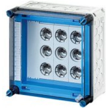 Mi fuse box, 3x3x63A, DIII, E33 bus-mounted 630 A,