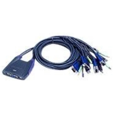 Aten 4-Port USB VGA/Audio KVM Switch CS64US-AT, 4 