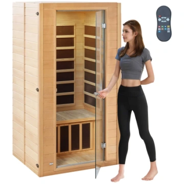 VEVOR 1-2 cilvēku infrasarkanā sauna ar hemloka ko