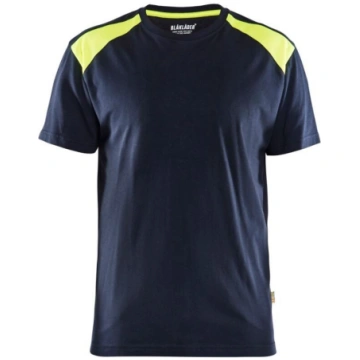 T krekls Blaklader navy/hi-vis/XL