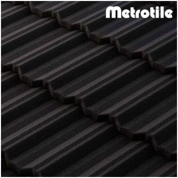 Metrotile CLASSIC Coal black metāla dakstiņi ar ak