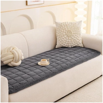 MYSKY HOME Couch Cover L Shape, Sofa Protector Non