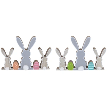 Dekorācija Easter Rabit, daudzkrāsaina/(krāsa/diza