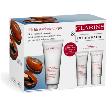 Dāvanu komplekts Clarins Moisture Rich — 4 daļu ād