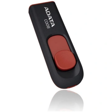 MEMORY DRIVE FLASH USB2 16GB/BLACK/RED AC008-16G-R