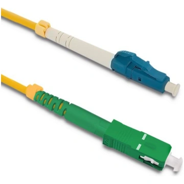 Qoltec Patchcord fiber optic LC/UPC - SC/APC | Sin
