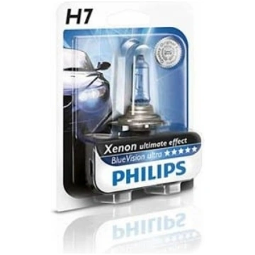 PHILIPS autospuldze H7 12V 55W Bluevision Ultra, b