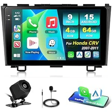 4GB + 64GB Carplay auto radio Honda CRV 2007-2011 