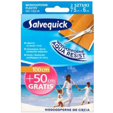 Salvequick Plastry Aqua Resist wodoodporne do ciec