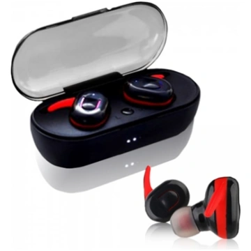 V.Silencer Ture Wireless Earbuds Black/Red 53766#T
