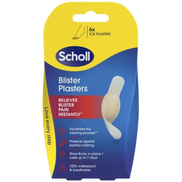 SCHOLL, plāksteri pirkstu tulznām, 6 gab. Scholl C