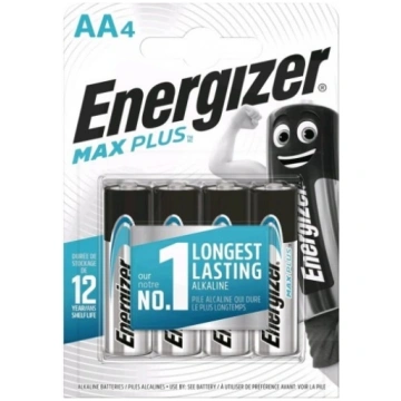Baterija Energizer LR6 AA Max Plus 1,5 V, 4 gab